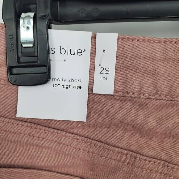 NWT STS Blue Stitch Fix women's dusty rose molly shorts high rise Size 28 - Picture 4 of 5